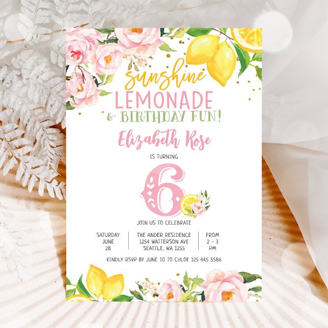 Invitation Carton d'invitation pour une fête d'anniversaire a (Créateur téléchargé)