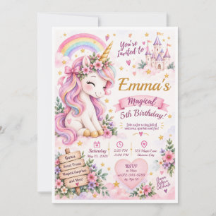 Invitation Carton d'invitation pour une fête d'anniversaire d