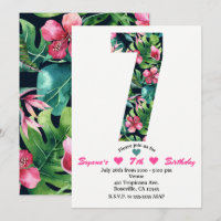 Carton d'invitation pour une fête d'anniversaire t