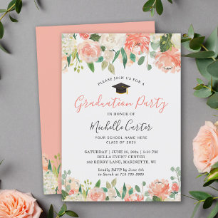 Invitation Carton d'invitation pour une fête de remise de dip
