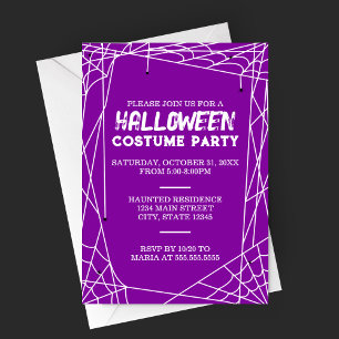 Invitation Carton d'invitation pour une soirée Halloween Toil
