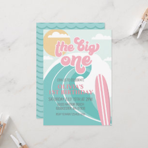 Invitation Carton d'invitation rose pour l'anniversaire de Th