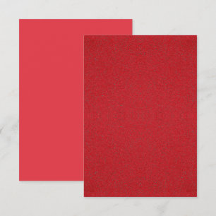 Invitation Carton d'invitation Rouge tomate texturé – Personn