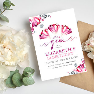 Invitation Carton d'invitation Rubis à l'aquarelle C'est une