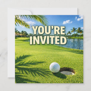 Invitation Carton d'invitation « Vous êtes invité » sur le th