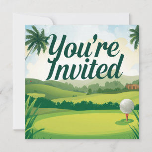 Invitation Carton d'invitation « Vous êtes invité » sur le th