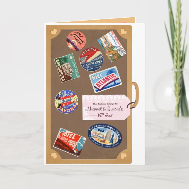 Invitation Carton Vintage (Devant)