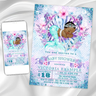 Invitation Cartons d'invitation à la baby shower Ethnique Sir