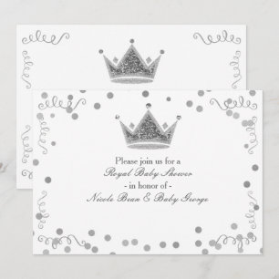 Invitation Cartons d'invitation à la fête Couronne Royale Arg