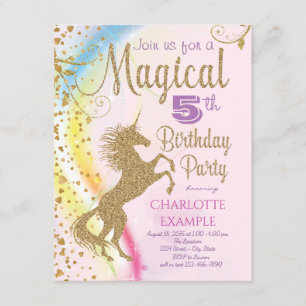 Invitation Cartons d'invitation à une fête d'anniversaire lic