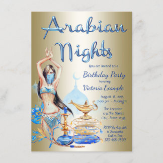 Invitation Cartons d'invitation à une fête d'anniversaire sur