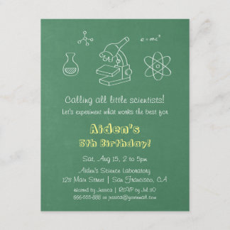 Invitation Cartons d'invitation à une fête d'anniversaire sur