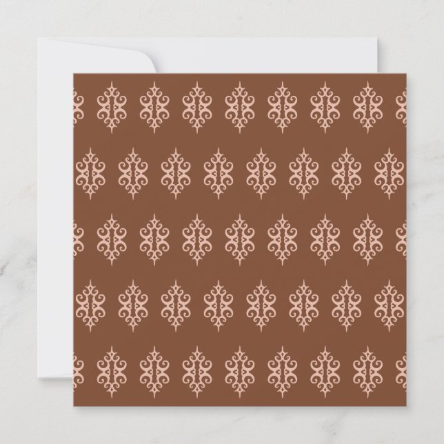 Invitation Cartons d'invitation Antique Chocolate Lace (Devant)