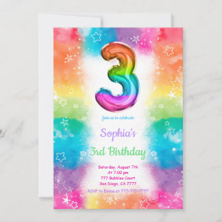 Invitation Cartons d'invitation ballons