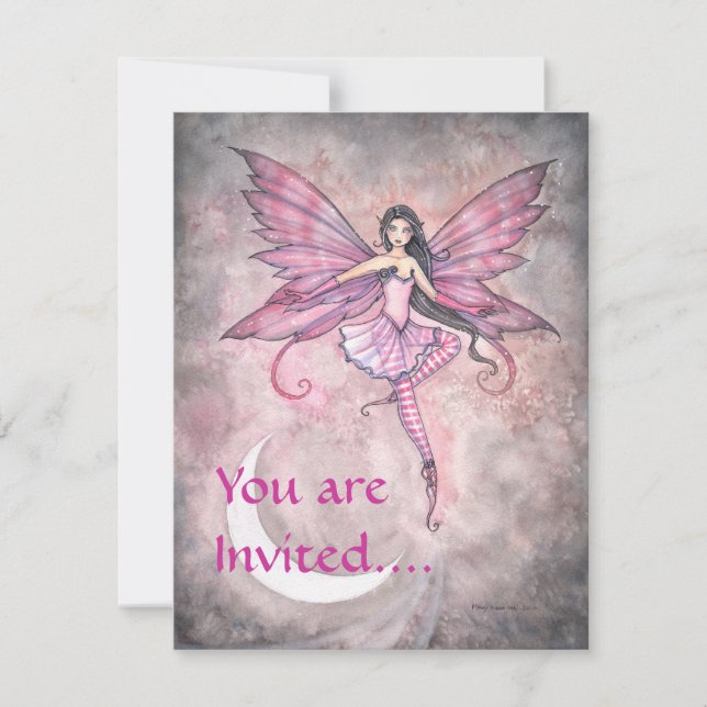 Invitation Cartons d'invitation de fée par Molly Harrison (Devant)
