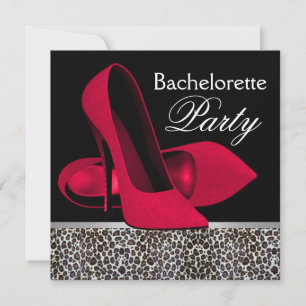 Invitation Cartons d'invitation de fête de bachelor pour la m