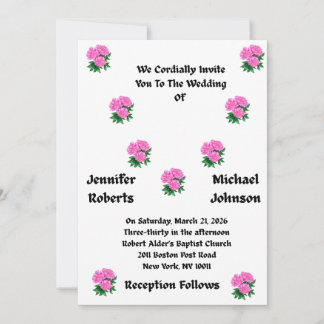 Invitation Cartons d'invitation de mariage