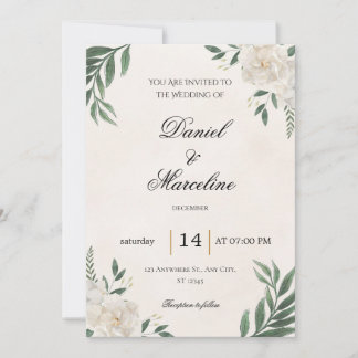 Invitation Cartons d'invitation de mariage