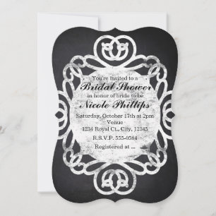 Invitation Cartons d'invitation de mariage avec cadre vintage