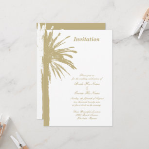 Invitation Cartons d'invitation de mariage chic à la plage av