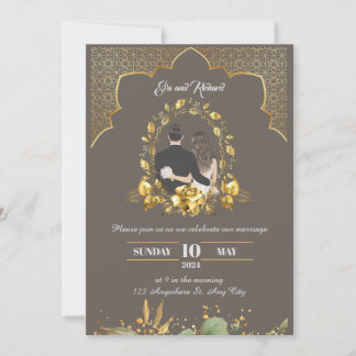 Invitation Cartons d'invitation de mariage de style andalou