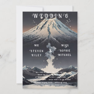 Invitation Cartons d'invitation de mariage Elegant Volcan de