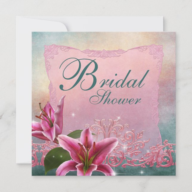 Invitation Cartons d'invitation de mariage Lily Rose Tilleul  (Devant)