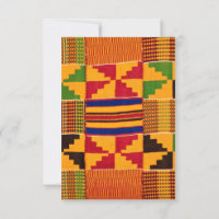 Cartons d'invitation et annonces à motifs africain