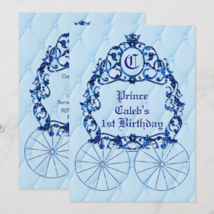 Invitation Cartons d'invitation Fête du Carrosse Couronne Roy