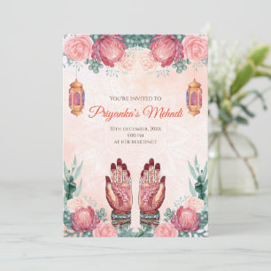 Invitation Cartons d'invitation Mehndi & fêtes au henné Carto