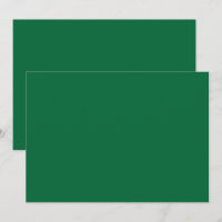 Cartons d'invitation minimalistes de luxe vert éme