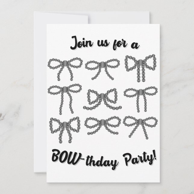 Invitation Cartons d'invitation Navajo Pearl Bow  (Devant)