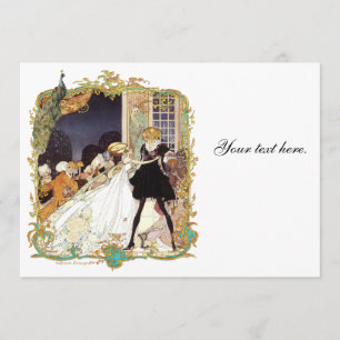 Invitation Cartons d'invitation Paon de Mariage de Conte de F