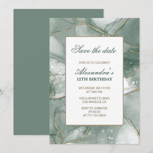 Invitation Cartons d'invitation pour 12ème anniversaire Enreg