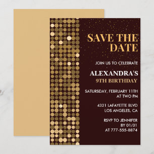 Invitation Cartons d'invitation pour 9ème anniversaire À sauv