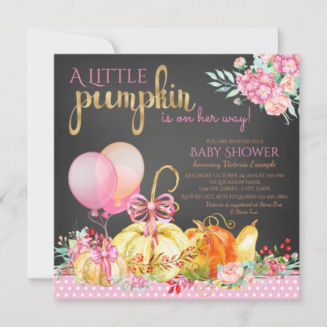 Invitation Cartons d'invitation pour Baby Shower avec Petit C (Devant)