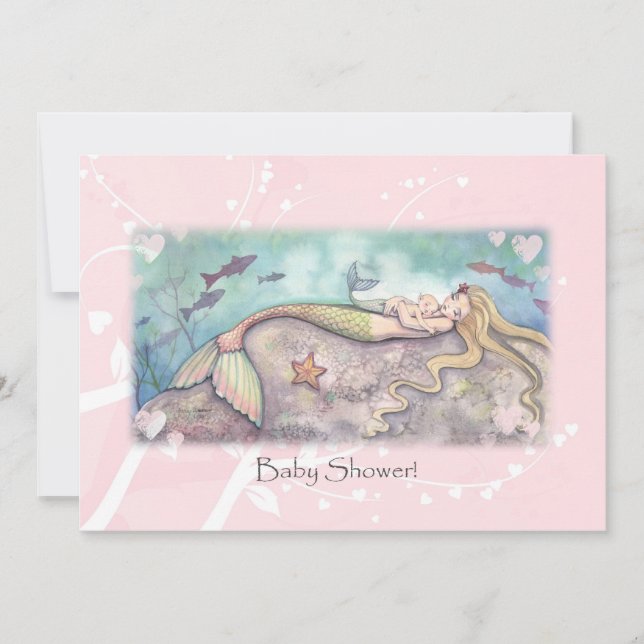 Invitation Cartons d'invitation pour Baby Shower de petite si (Devant)