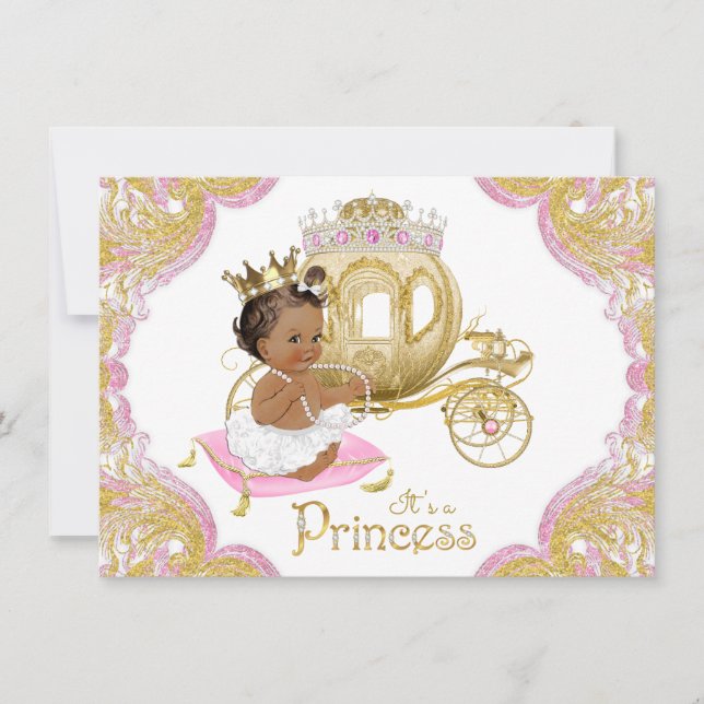 Invitation Cartons d'invitation pour Baby Shower Ethnique Pri (Devant)
