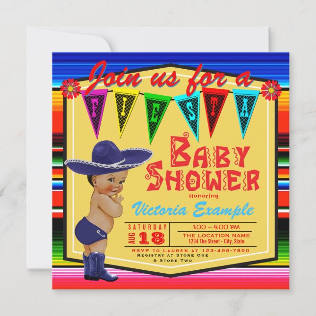 Invitation Cartons d'invitation pour Baby Shower sur le thème (Devant)