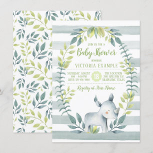 Invitation Cartons d'invitation pour Baby Shower sur le thème