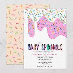 Invitation Cartons d'invitation pour Baby Sprinkle