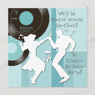 Invitation Cartons d'invitation pour fête d'anniversaire sur