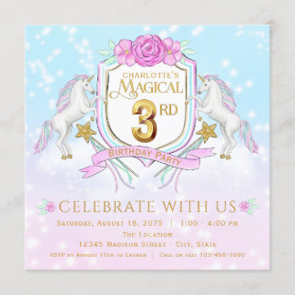 Invitation Cartons d'invitation pour la fête d'anniversaire d