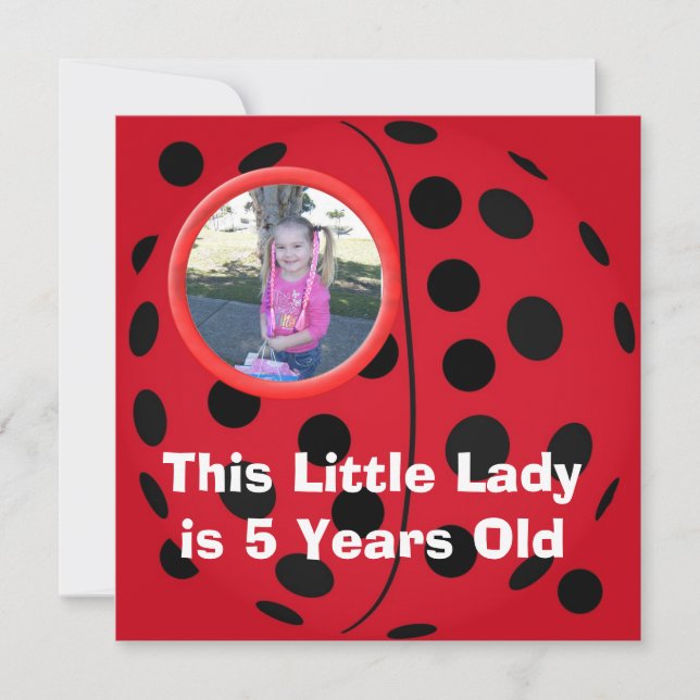 Invitation Cartons d'invitation pour l'anniversaire de Little (Devant)