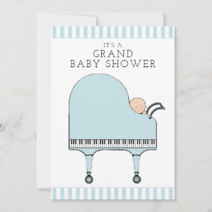 Invitation Cartons d'invitation pour l'arrivée d'un bébé garç