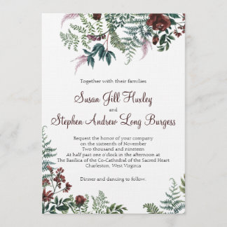 Invitation Cartons d'invitation pour le mariage de Jill et Dr