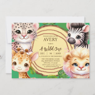 Invitation Cartons d'invitation pour le premier anniversaire
