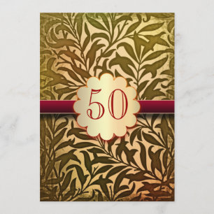 Invitation Cartons d'invitation pour les 50 ans d'anniversair