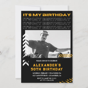 Invitation Cartons d'invitation pour les 50 ans Hommes Photo