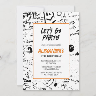 Invitation Cartons d'invitation pour les 8 ans garçon fête de